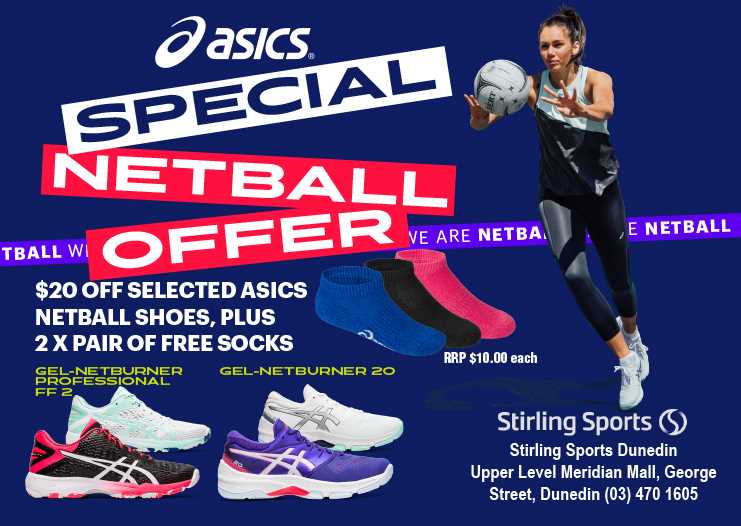 stirling sports netball shoes