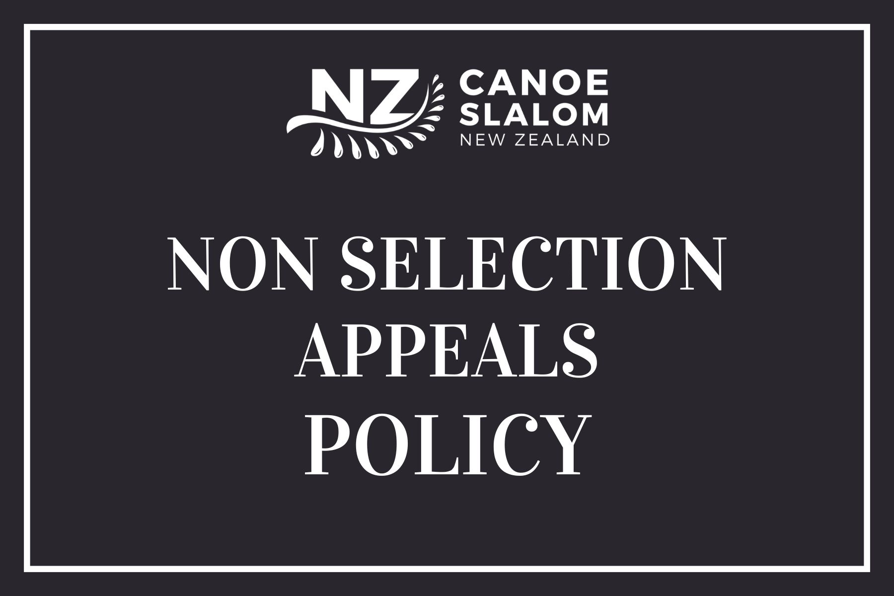 Non Selection Appeals Policy - 1