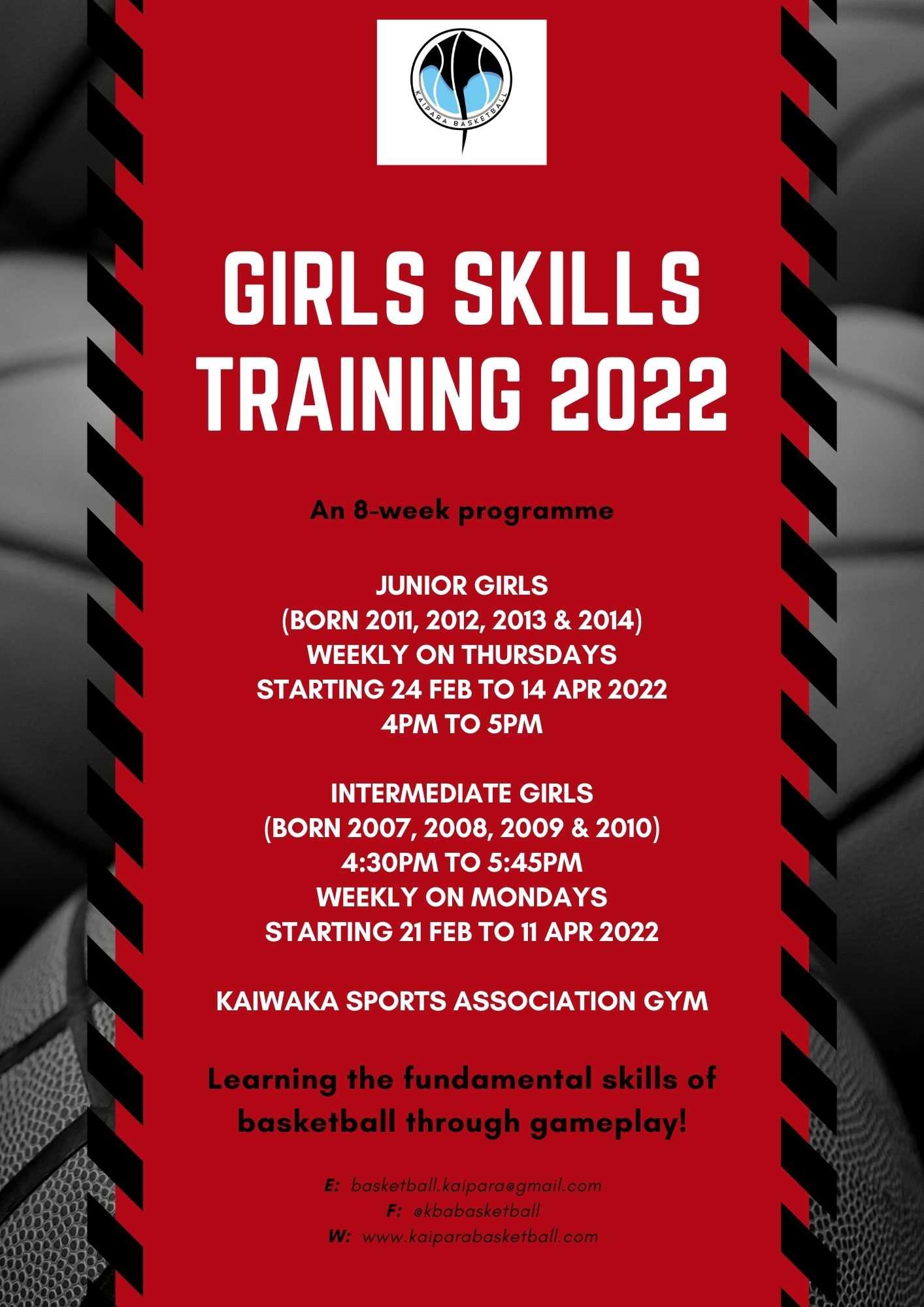 Girls Skills Training 2022