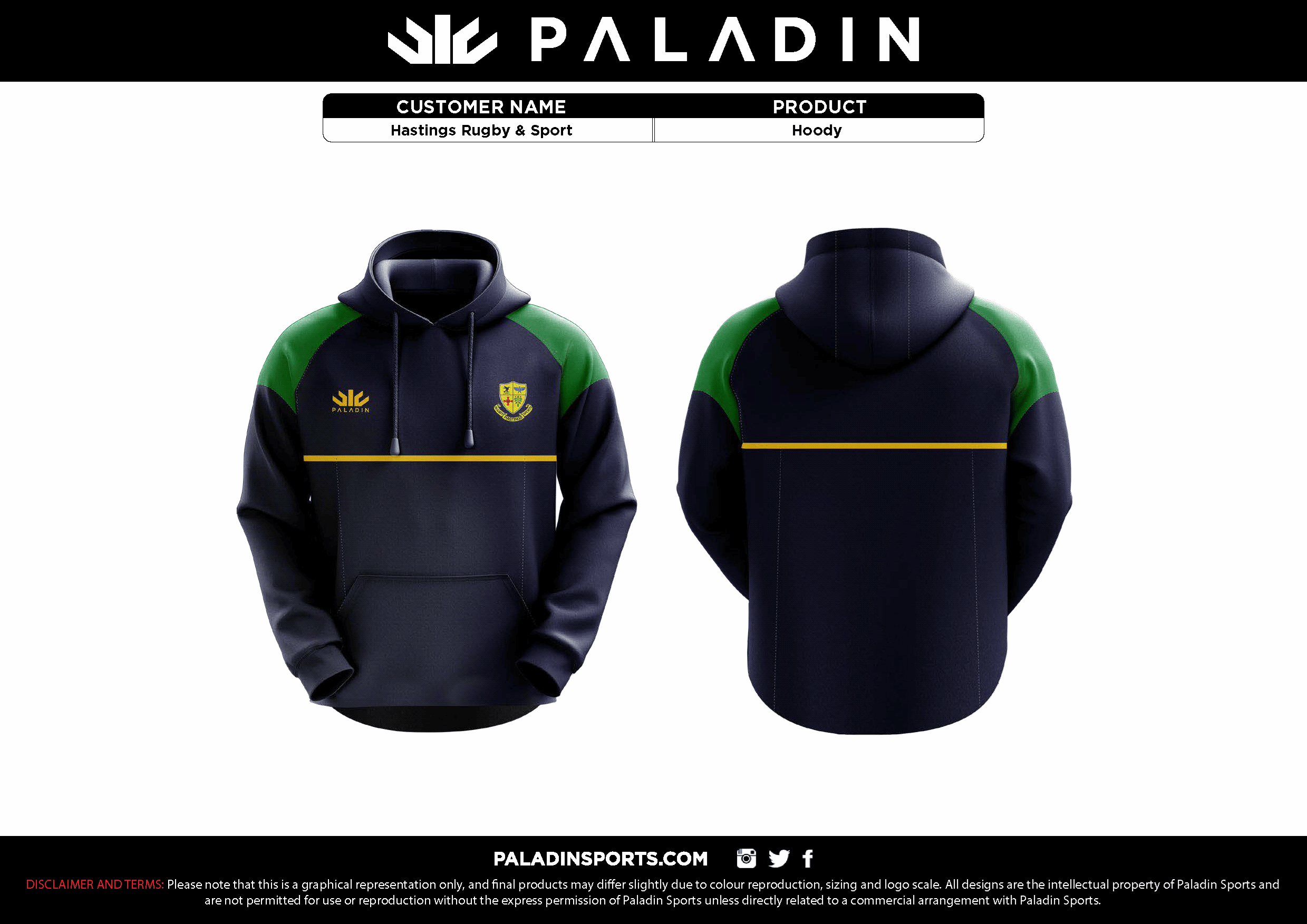 Hastings Rugby & Sports Club Inc Club Merch