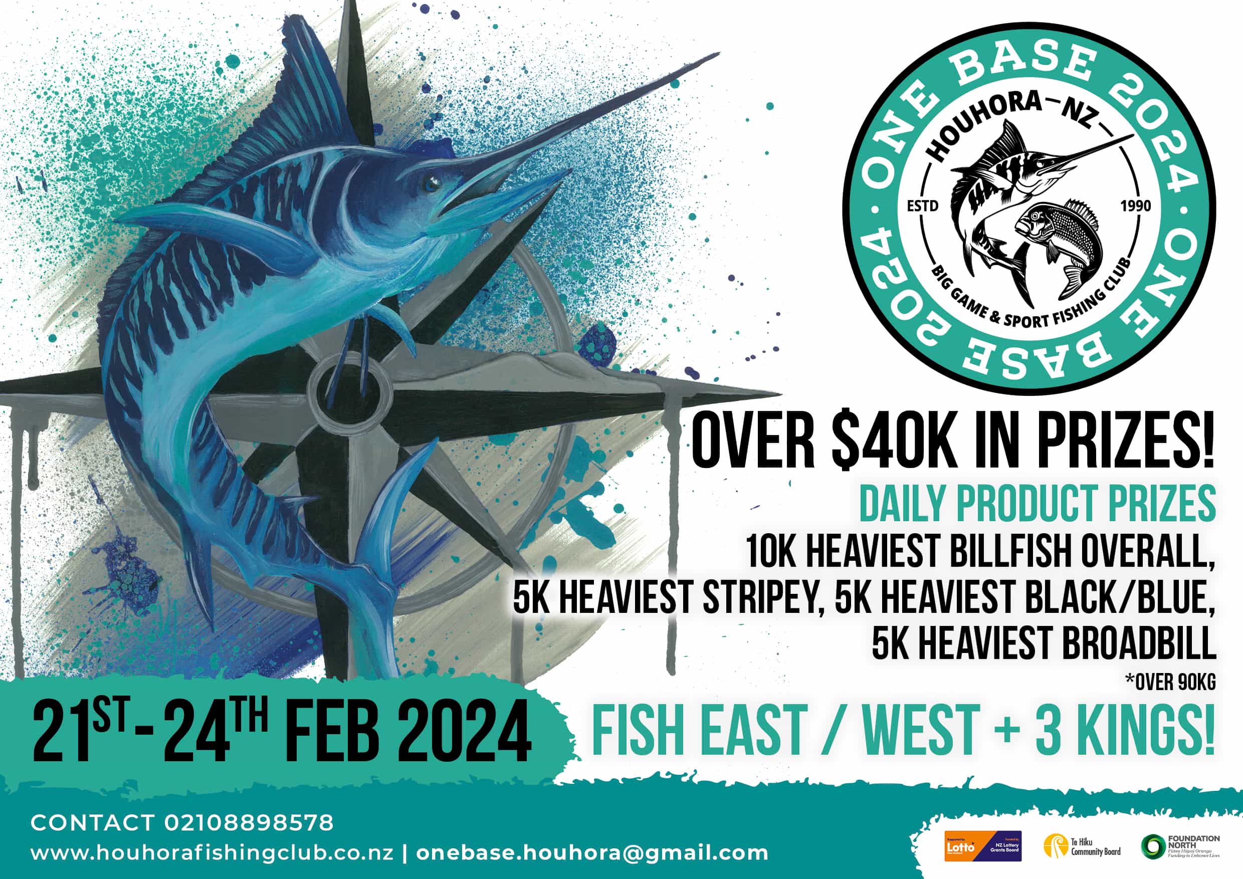 Houhora Big Game & Sport Fishing Club TOURNAMENT CALENDAR