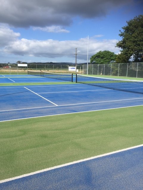 Finished! Our amazing new courts. February 2017.