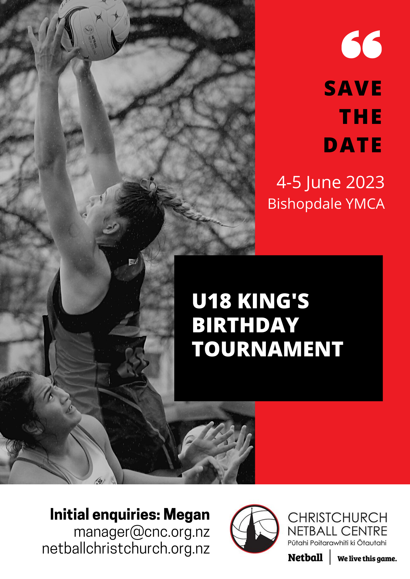 Christchurch Netball Centre King's Birthday Tournament