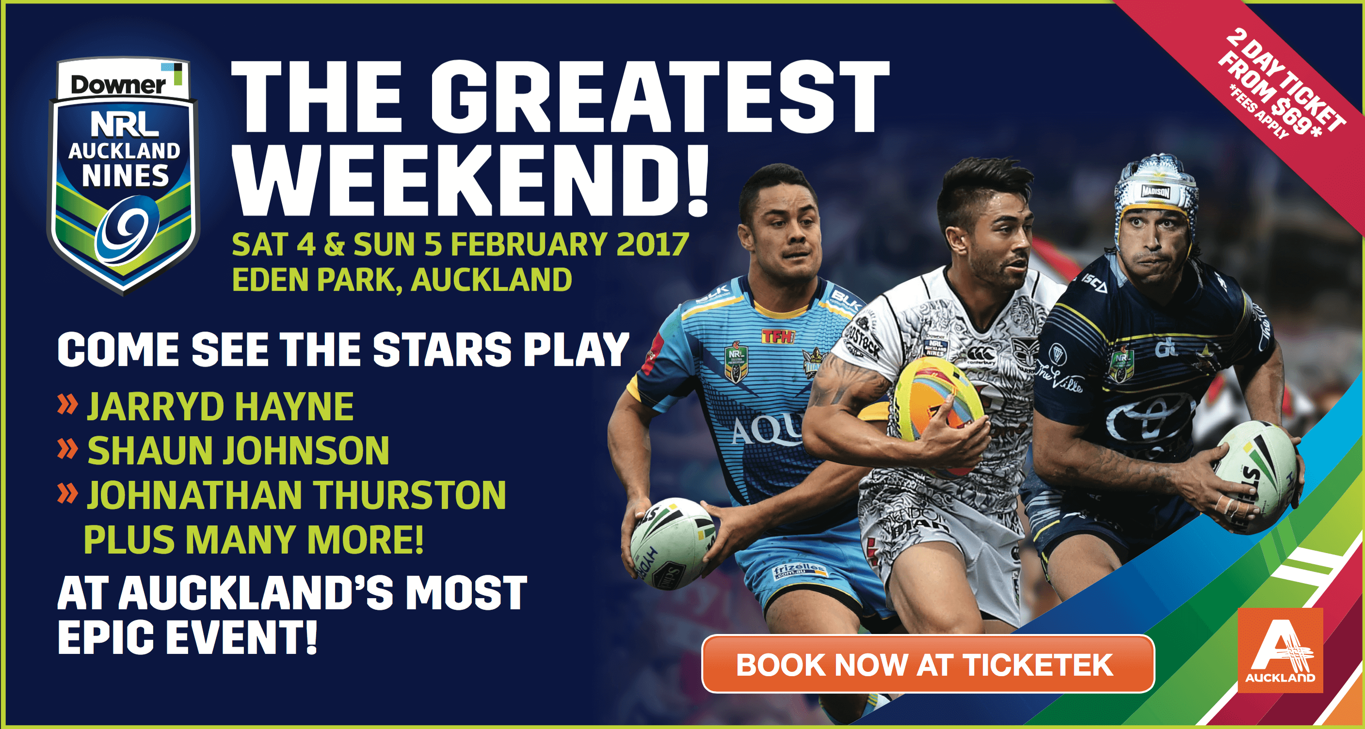 Last chance for Downer NRL Auckland Nines tickets
