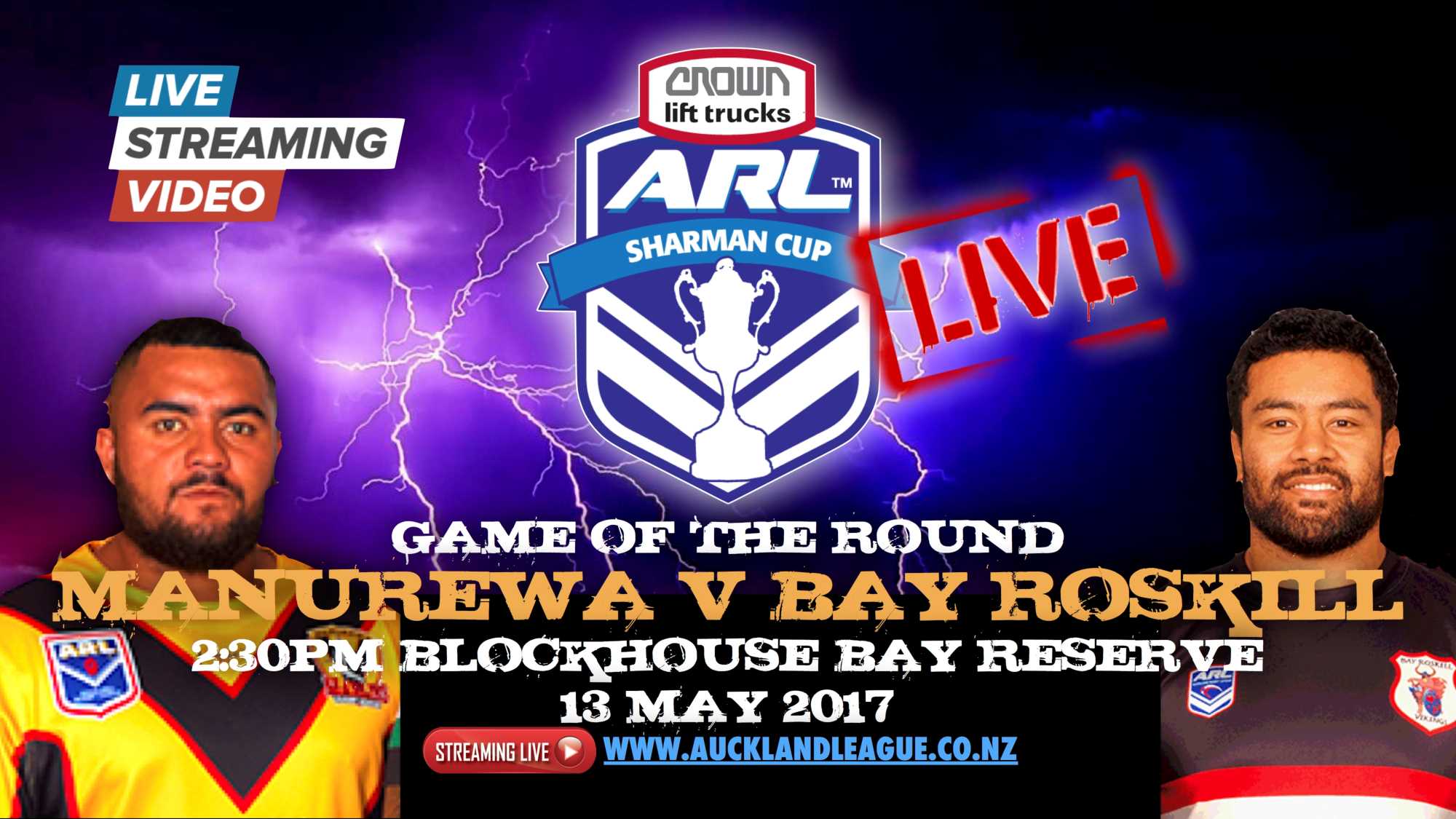 REPLAY Watch the Sharman Cup Premiership Bay Roskill v Manurewa live stream replay