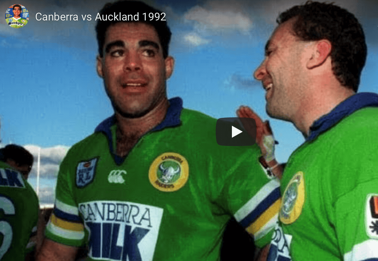 From the Vault: Auckland v Canberra 1992