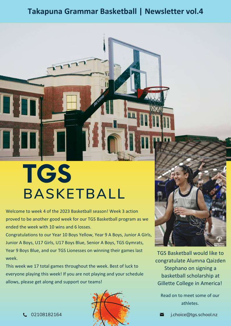 Basketball Newsletter Vol. 4