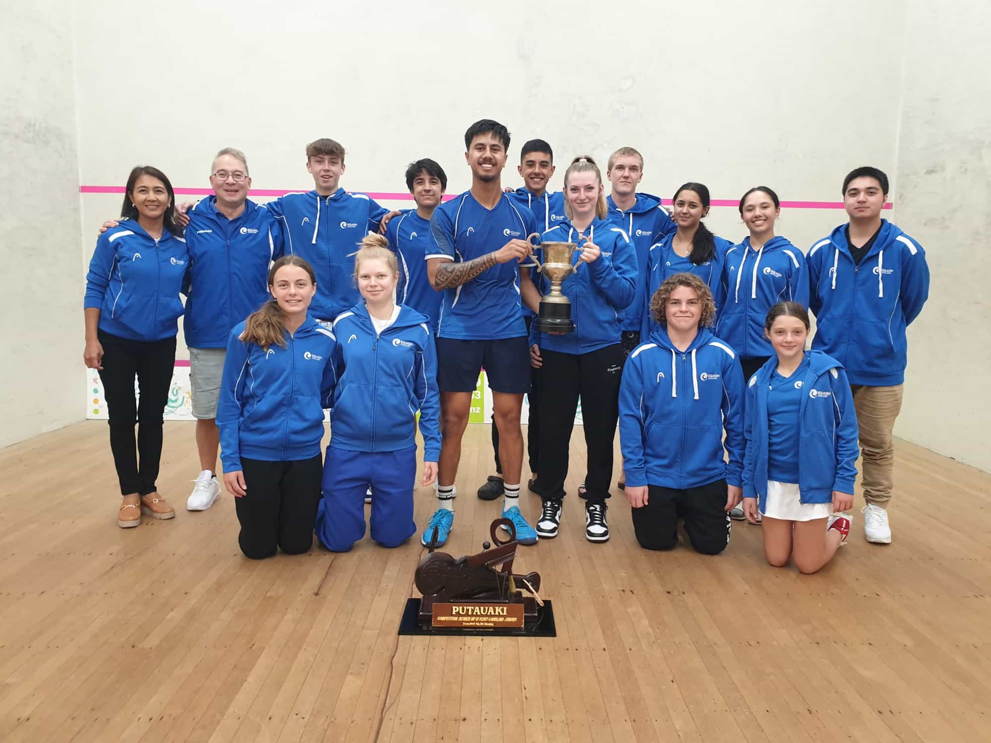 Squash TGS students represent Auckland in Quadrangular win