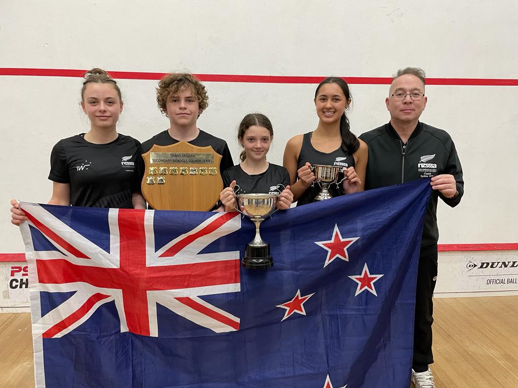 Squash TGS squash players represent NZ in Australia