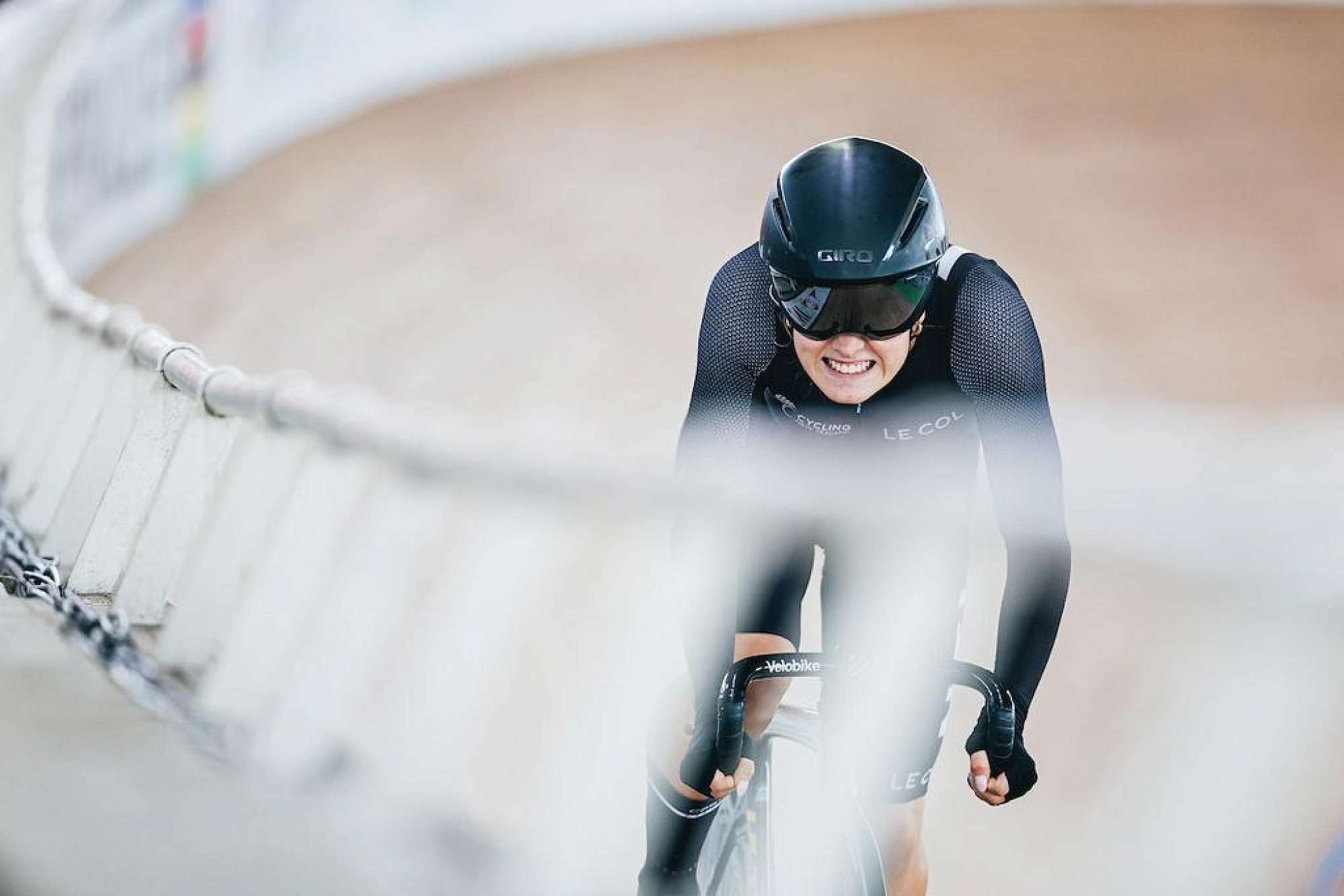 Cycling Jodie Blackwood competes at the Junior Track Cycling World