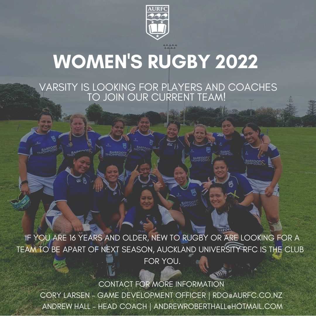 WOMEN RUGBY PLAYERS & Assistant coaches 2022