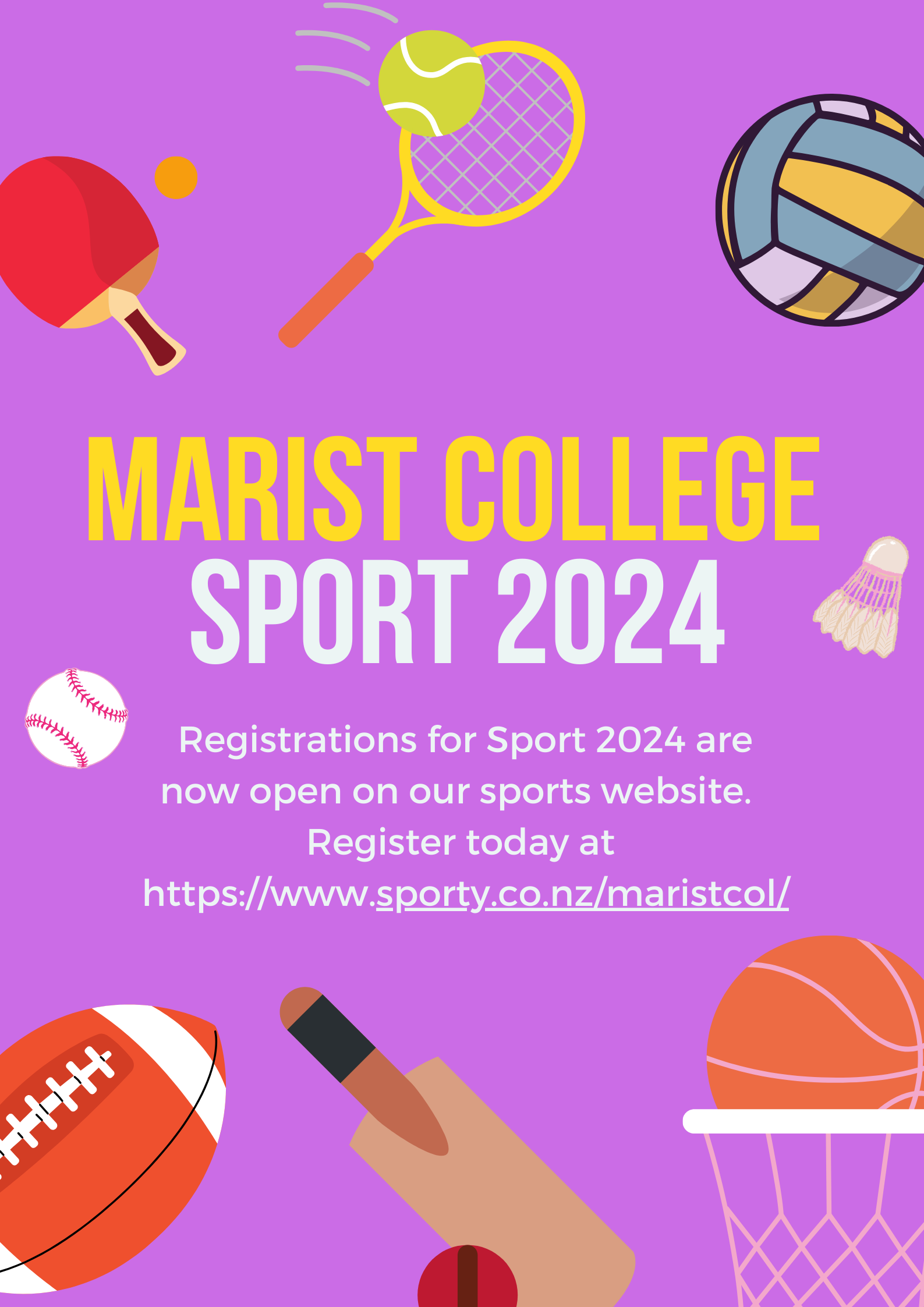 Register now for 2024 Sports!