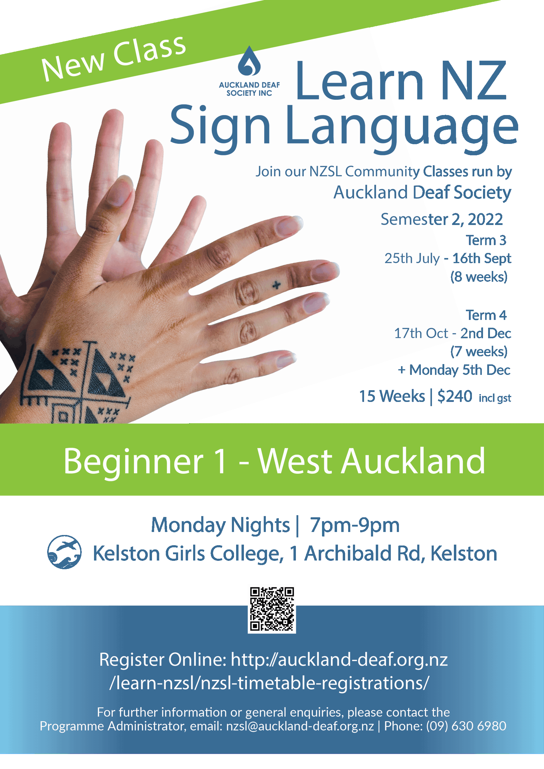 NZ Sign Language for Beginners