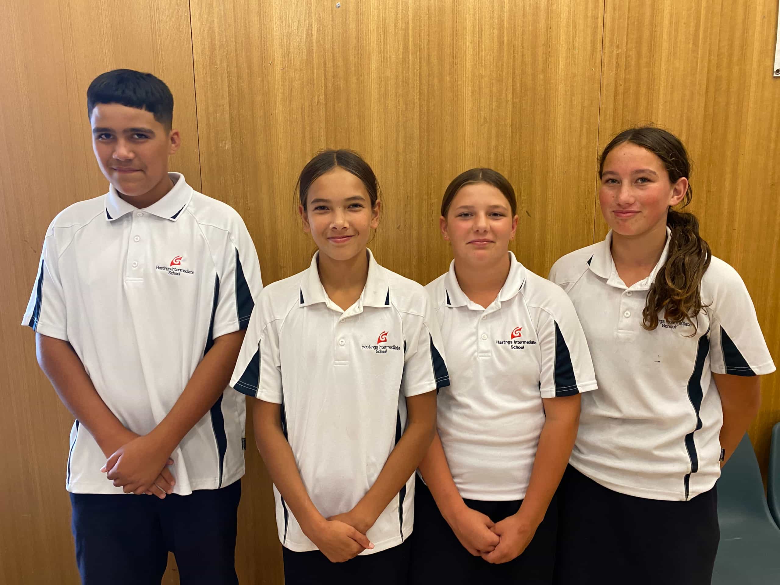 Hastings Intermediate School - Student leaders