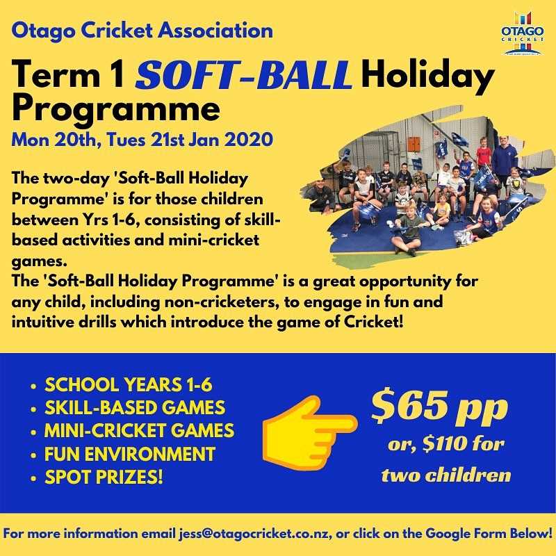 Otago Cricket Soft Ball And Hard Ball Cricket Programmes 4587