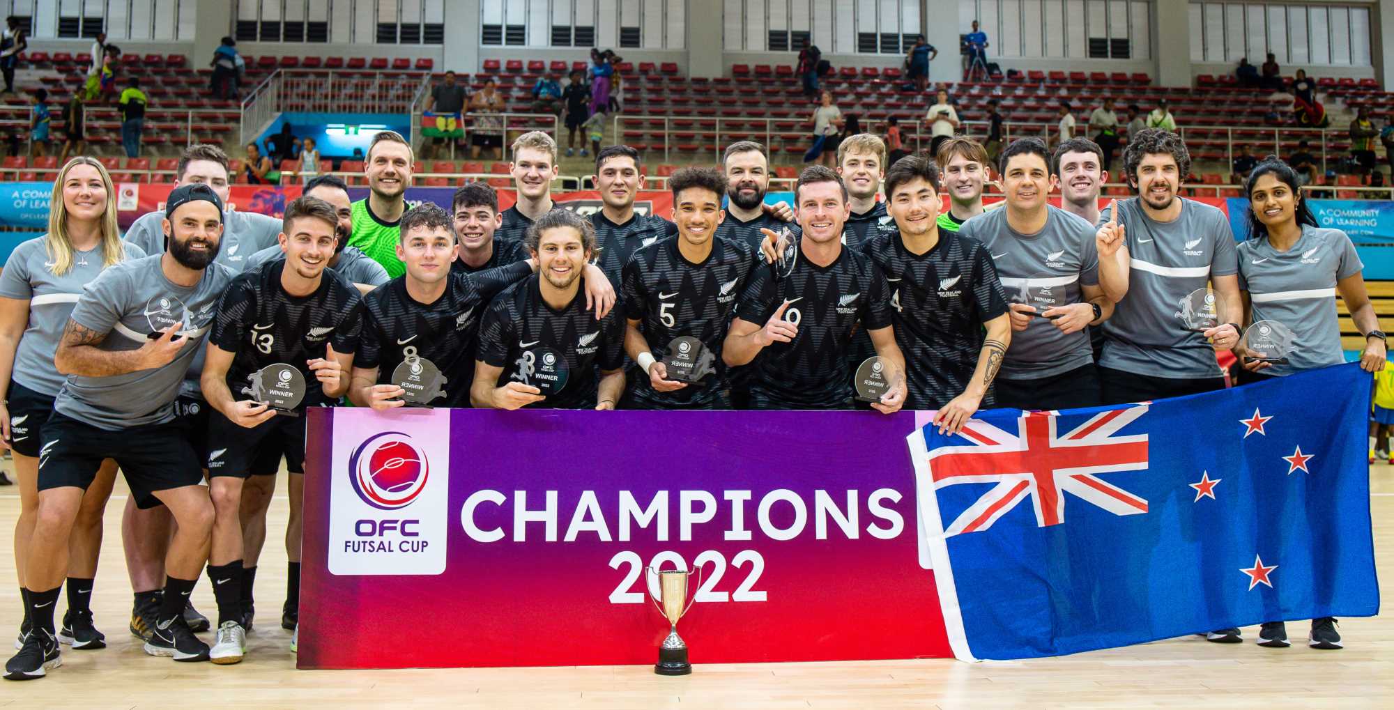 Futsal Whites make history in Fiji after winning the OFC Futsal Cup 2022