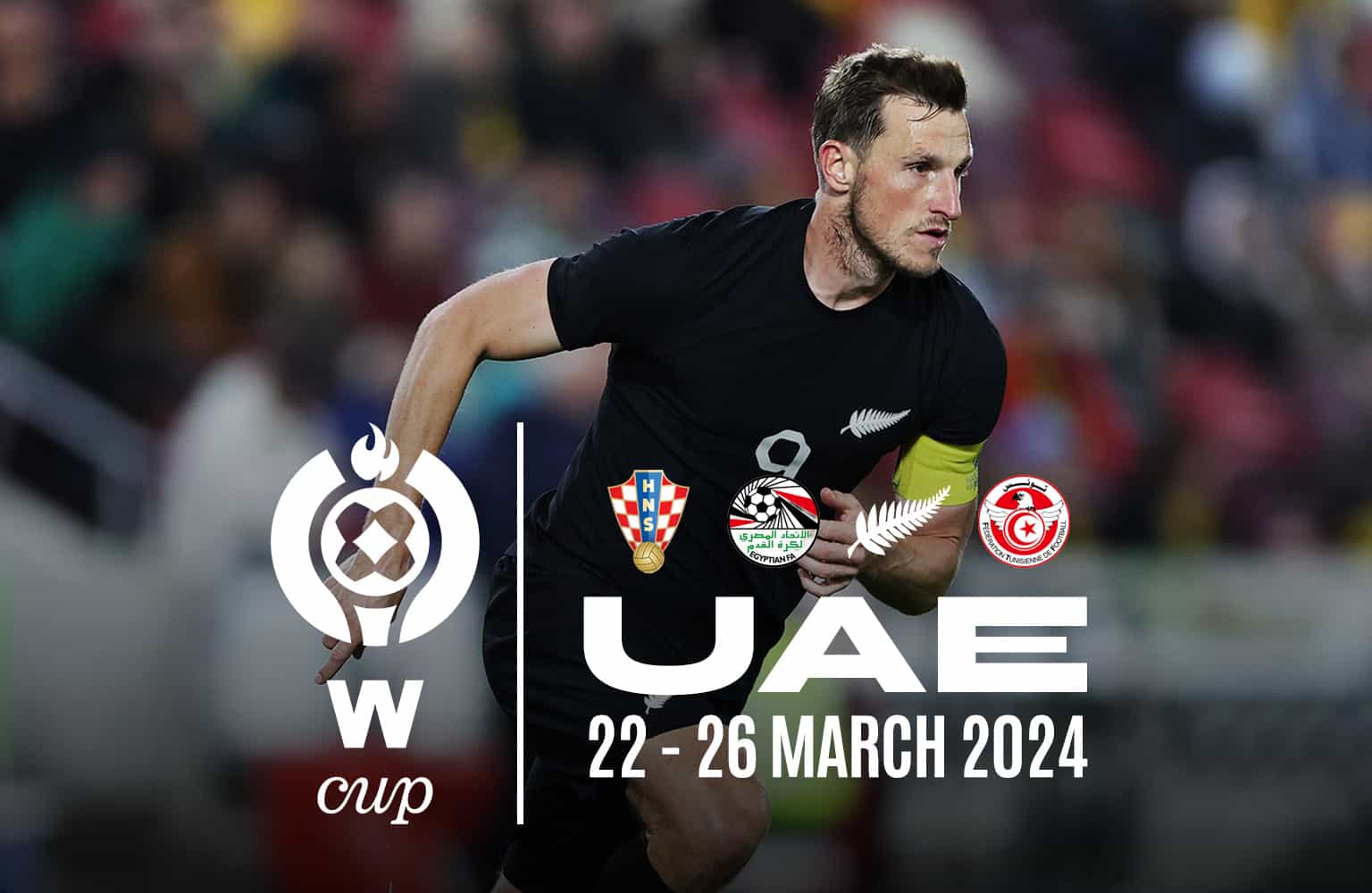 All Whites kick-off 2024 with four-team tournament alongside Croatia, Egypt  and Tunisia this March