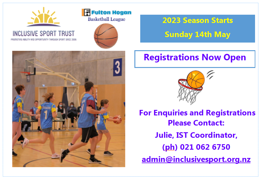 Nelson Basketball Association Inclusive Sport Trust