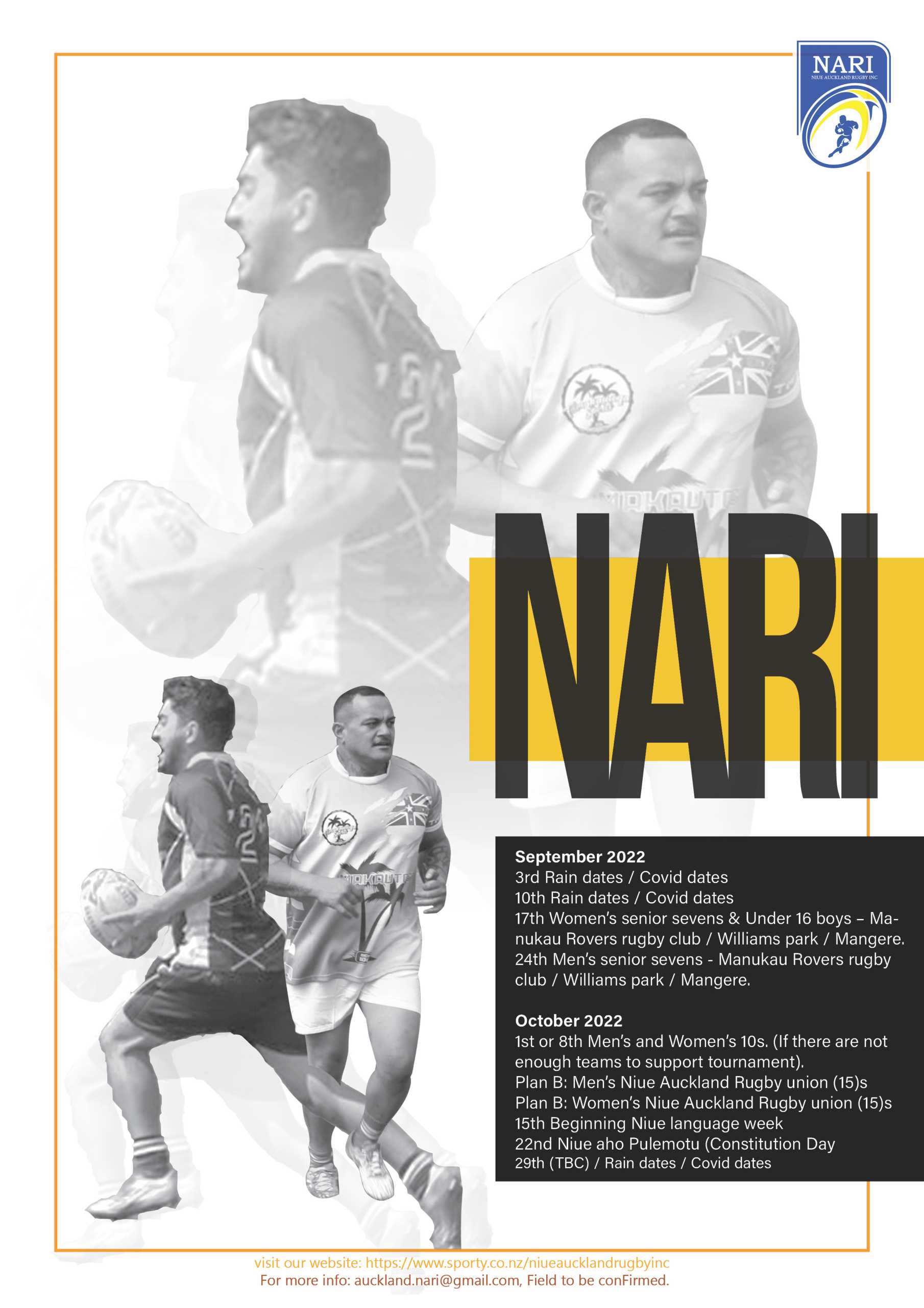 Niue Auckland Rugby inc - Nari Sevens