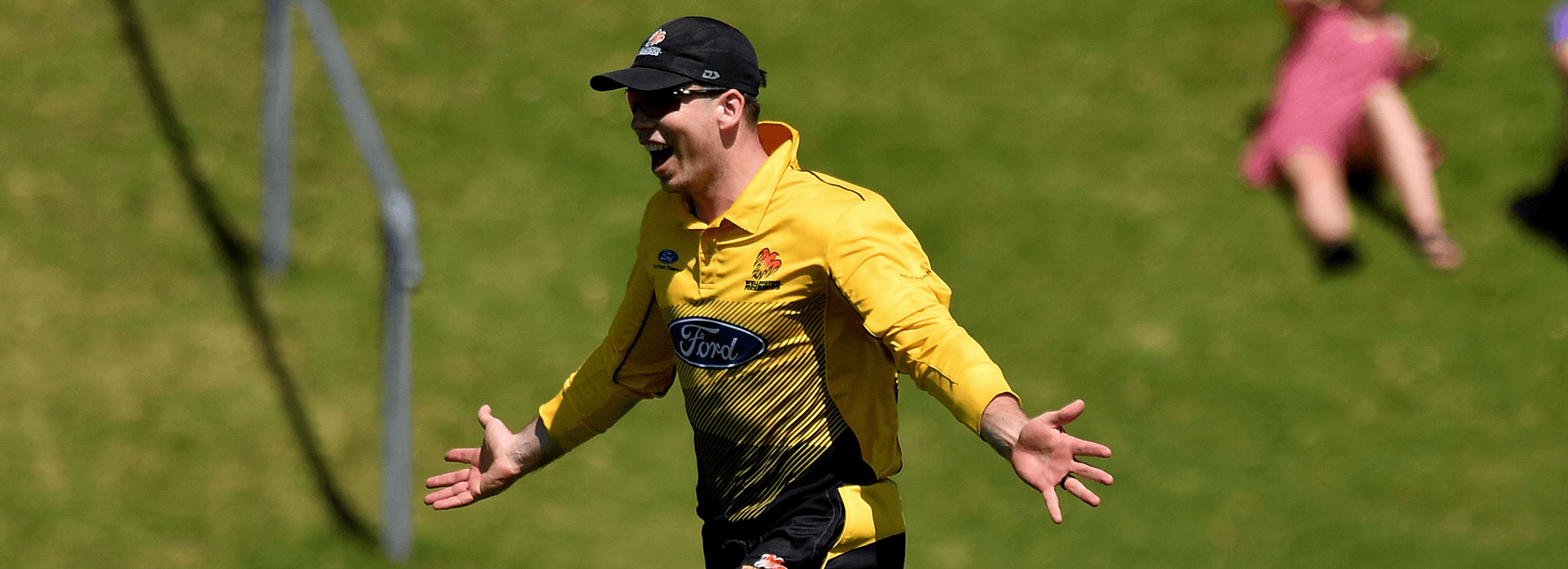 New Zealand A buldging with BLACKCAPS in Nelson