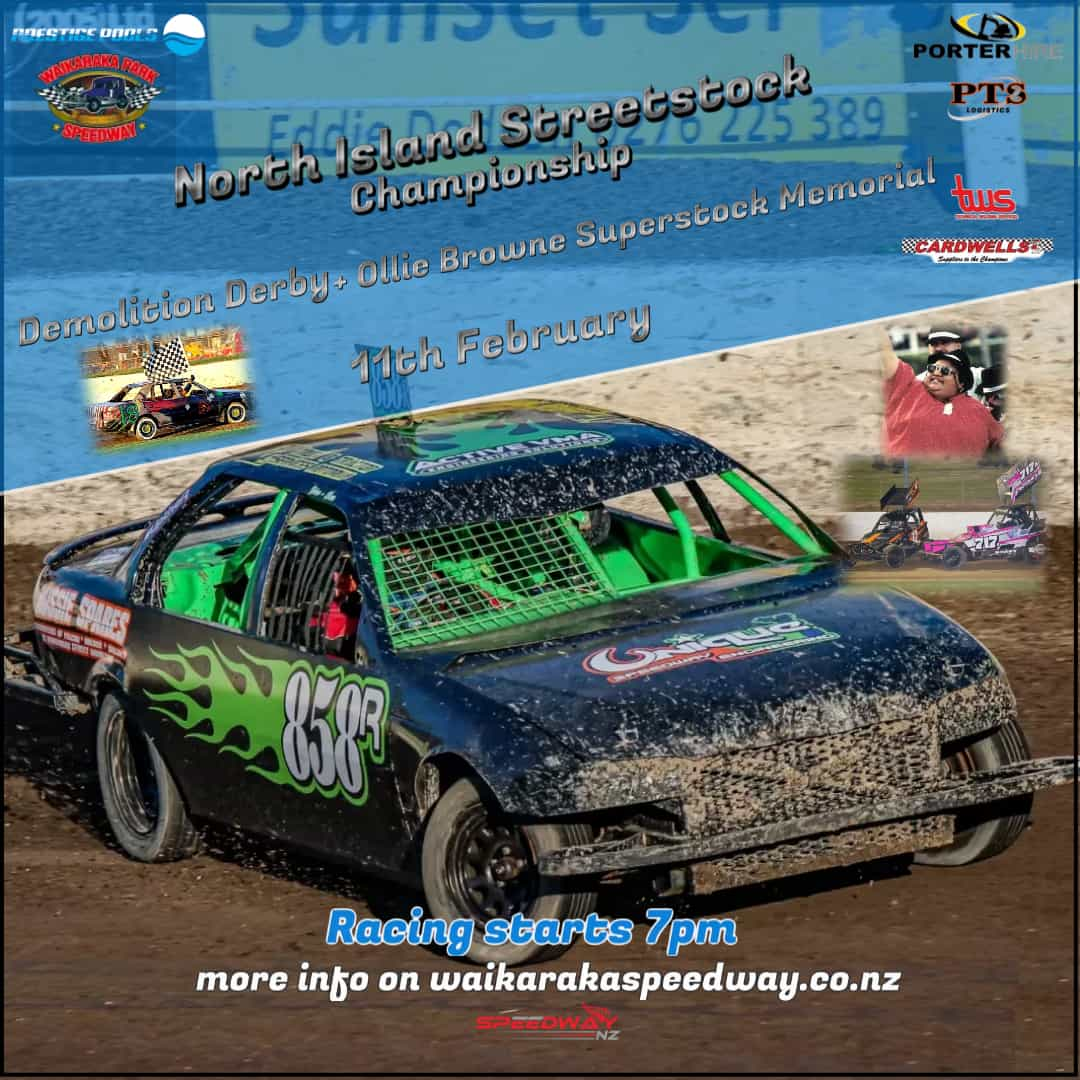 Waikaraka Speedway RACE SCHEDULE