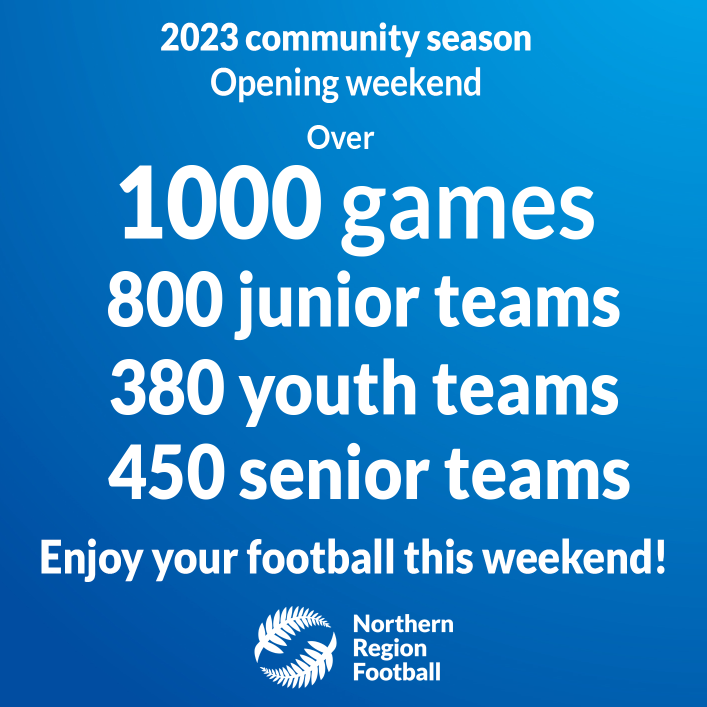 Get the NRF Junior Handbook for opening weekend