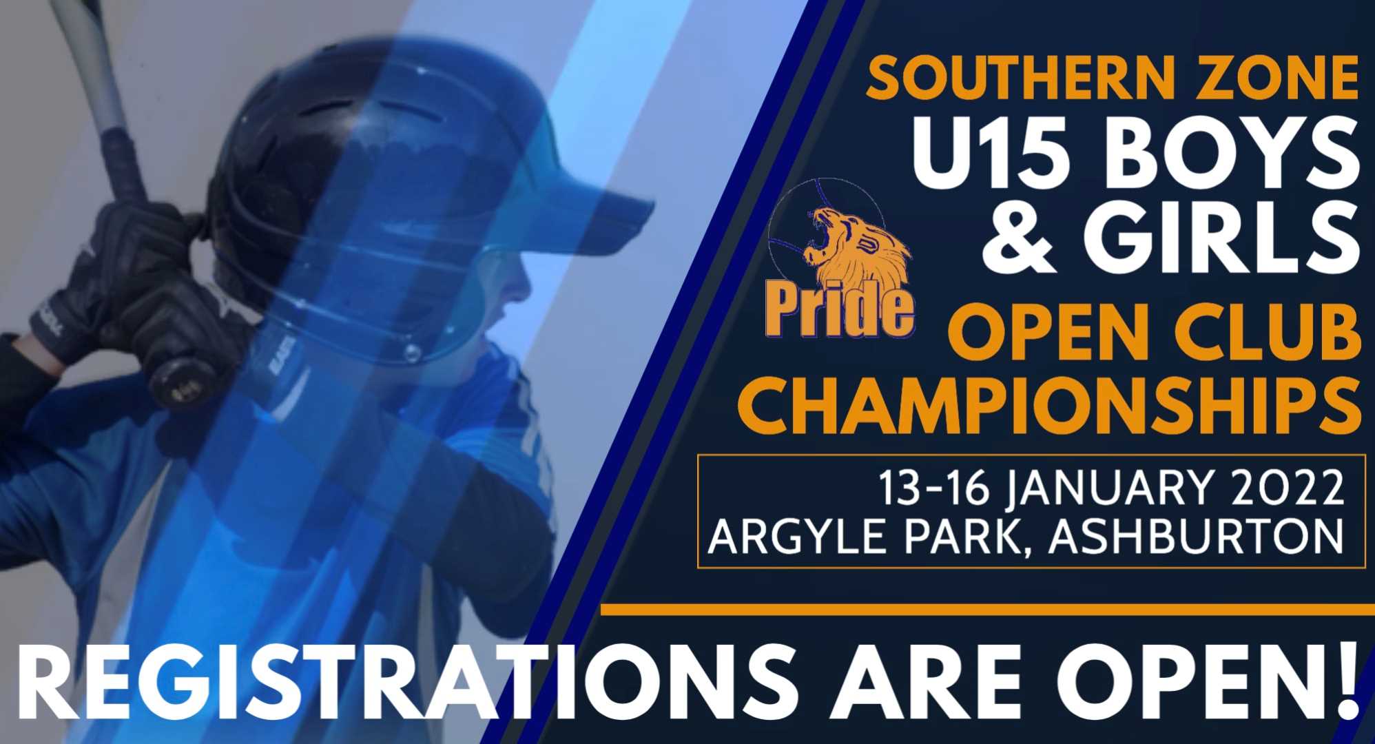 SOUTHERN ZONE U15 OPEN CLUB CHAMPIONSHIPS 2022 REGISTRATIONS ARE OPEN!