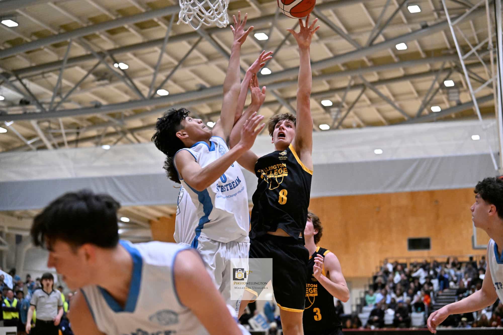 Troy Plumtree Standing Tall for Wellington College Basketball