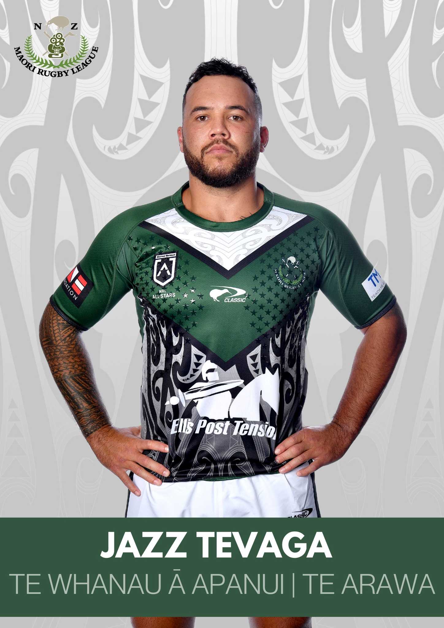 New Zealand Maori Rugby League - Māori All Stars Men's Squad 2022