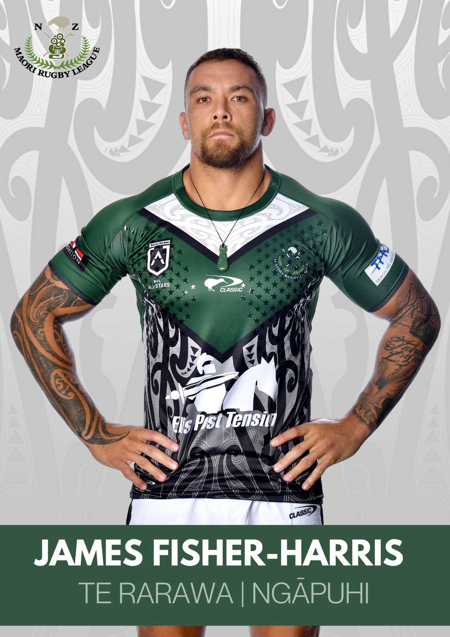 New Zealand Maori Rugby League Māori All Stars Men's Squad 2022