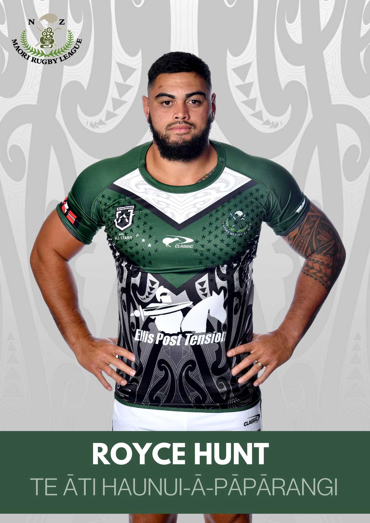 New Zealand Maori Rugby League - Māori All Stars Men's Squad 2022