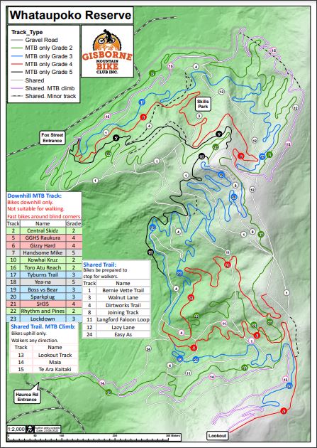 Gisborne Mountain Bike Club Inc - Whataupoko Reserve