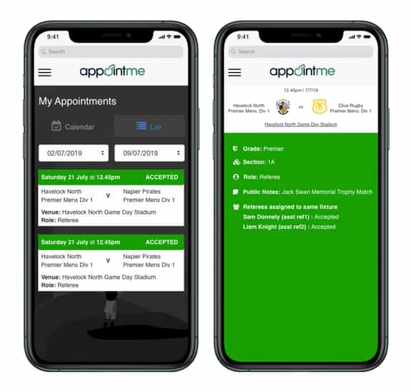 Ref appointments made easy