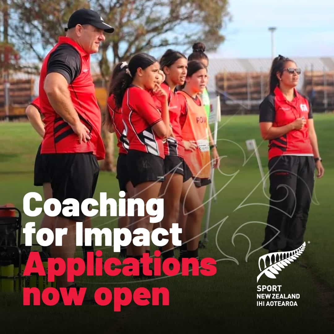 Sport NZ Coaching For Impact Programme Applications Now Open