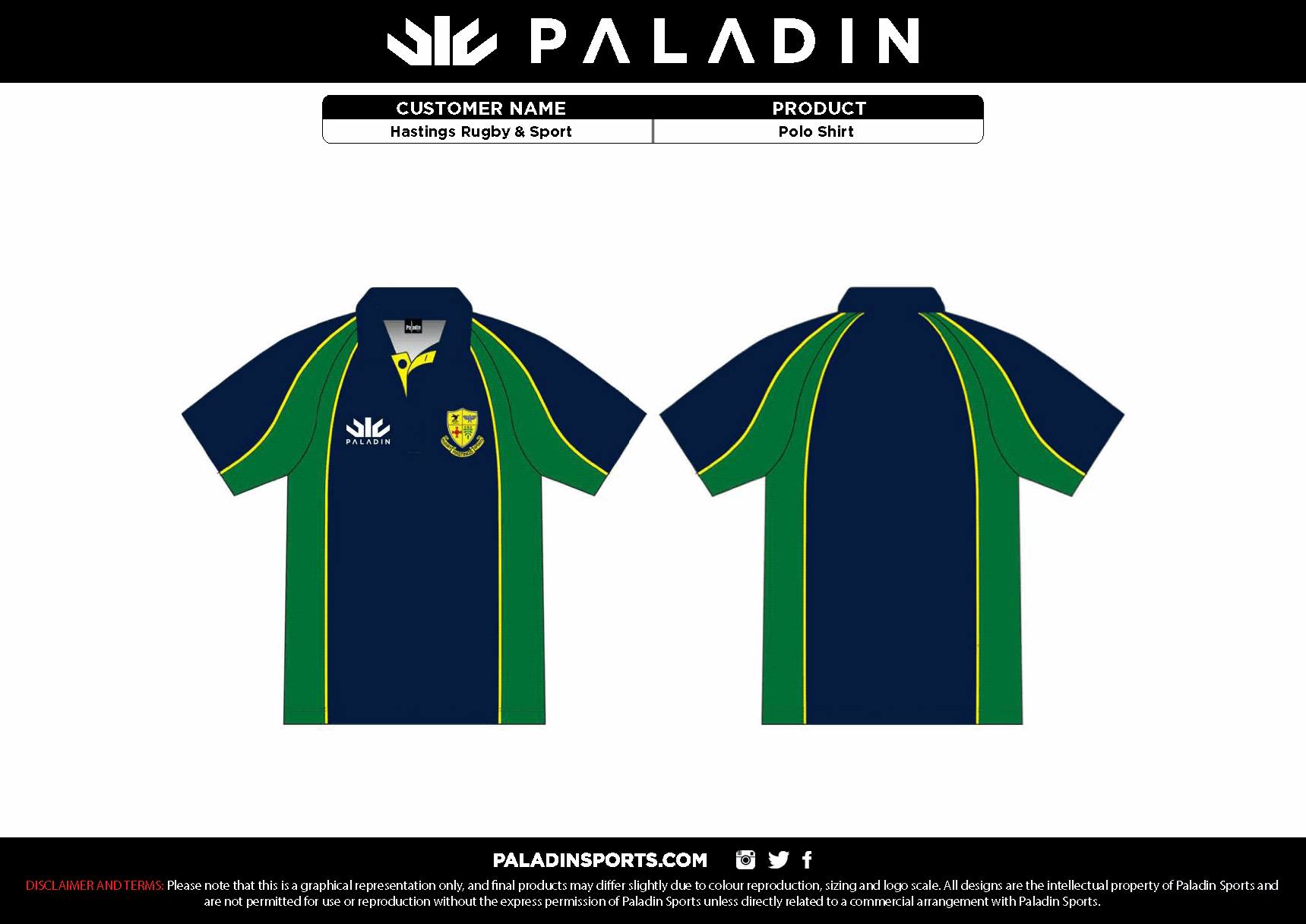 Hastings Rugby & Sports Club Inc Club Merch