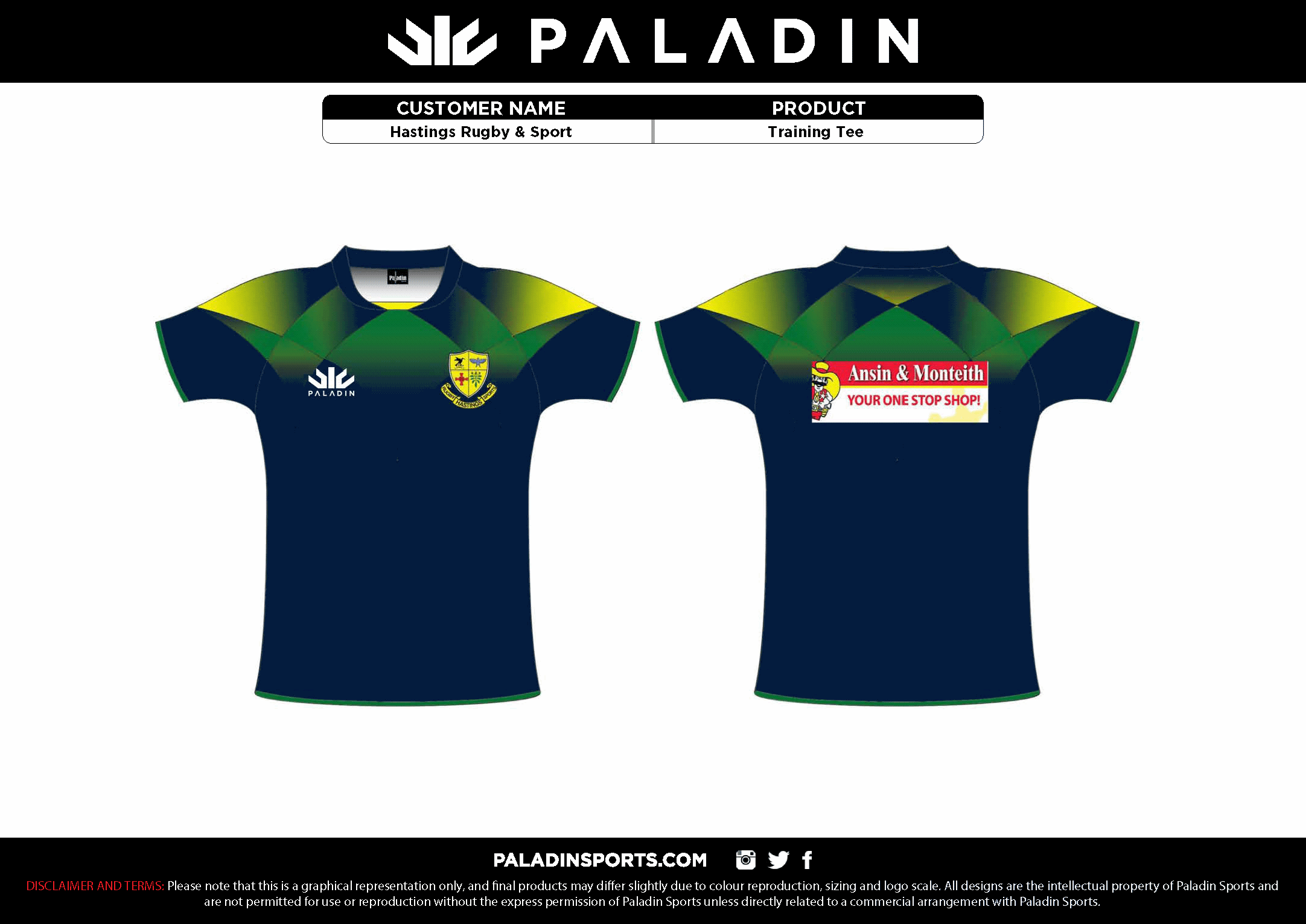 Hastings Rugby & Sports Club Inc Club Merch