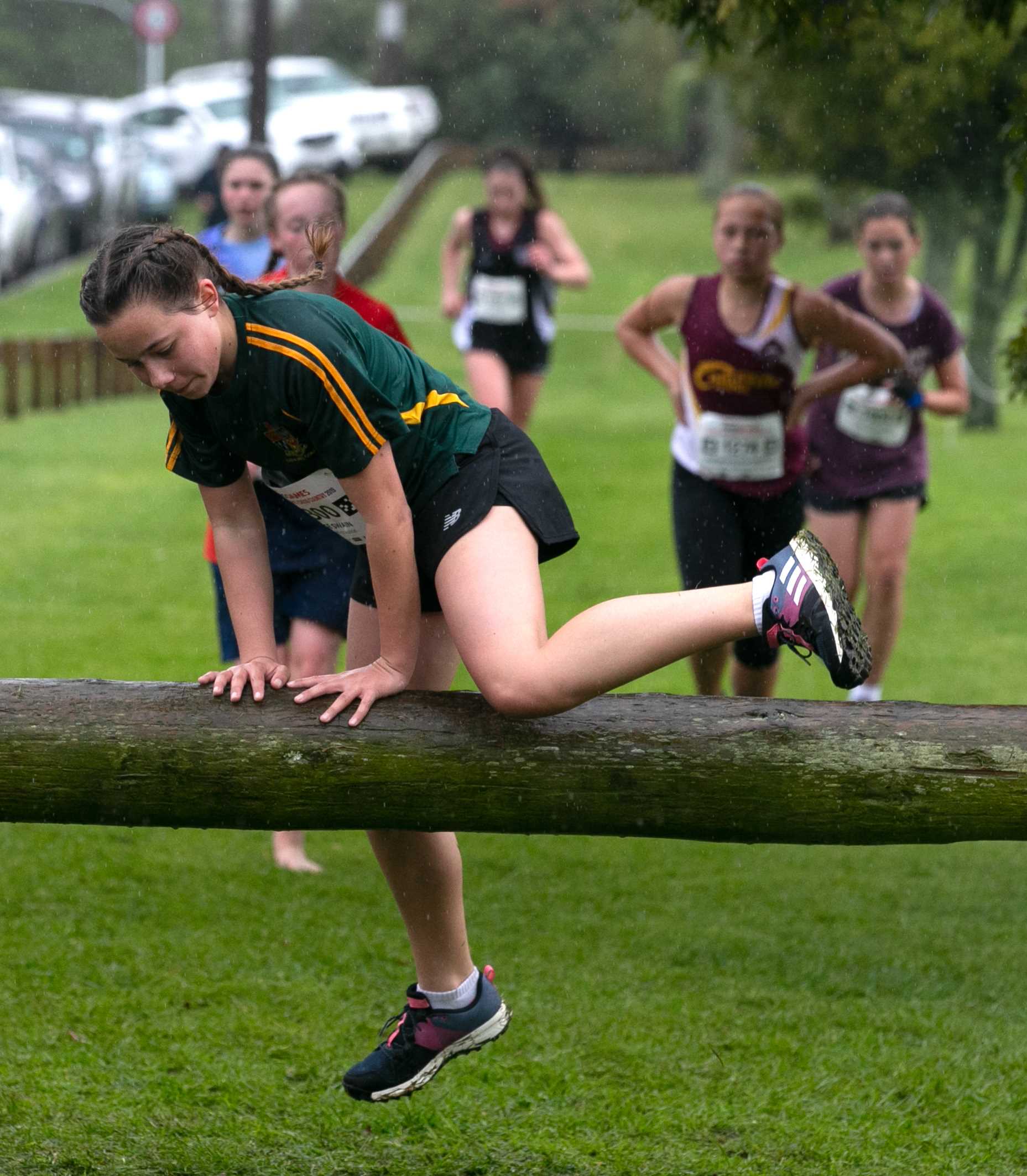 Action from the 2019 Anchor AIMS Games cross country event at Waipuna Park in Tauranga.