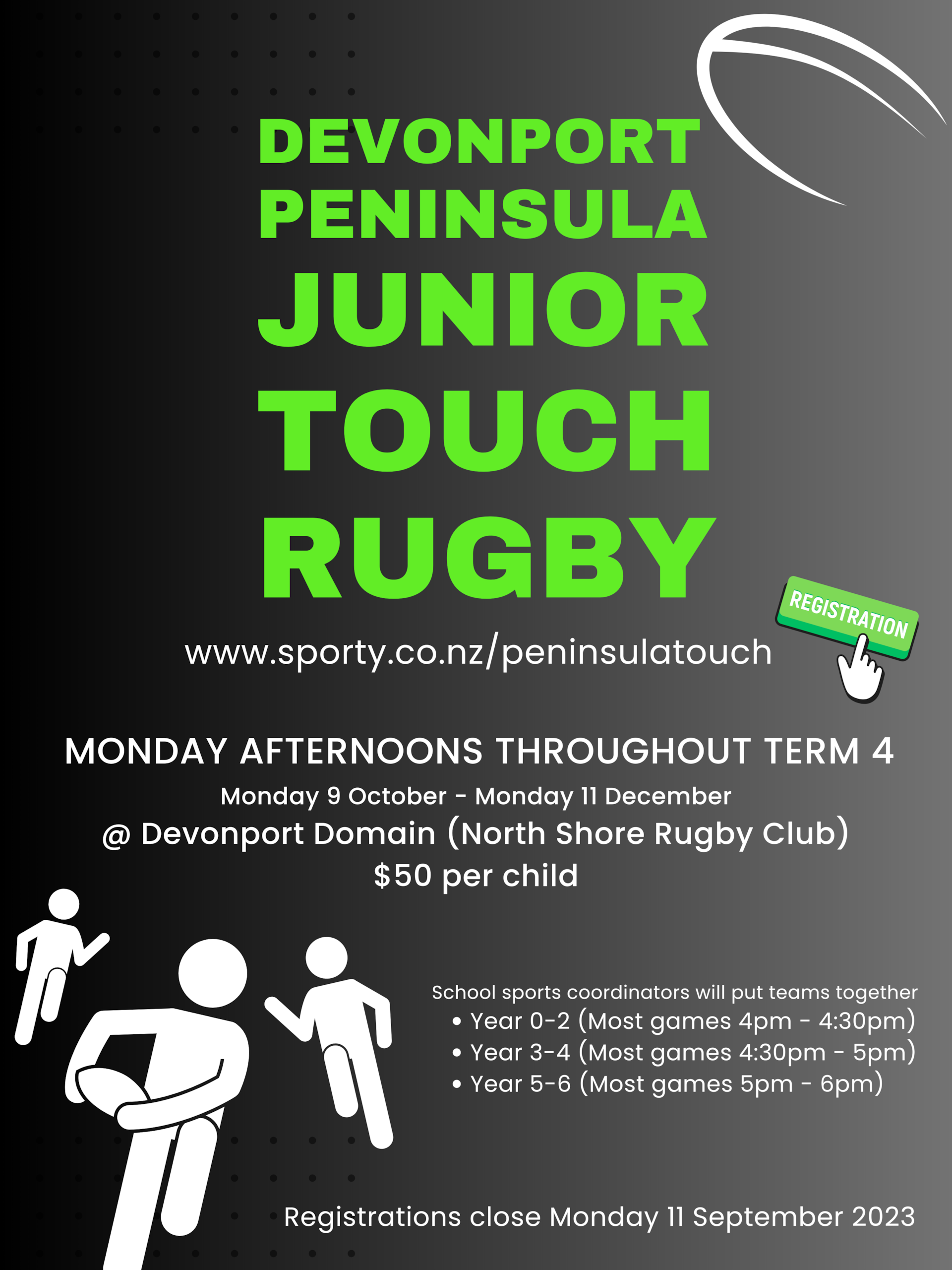 Devonport Peninsula Junior Touch Notice