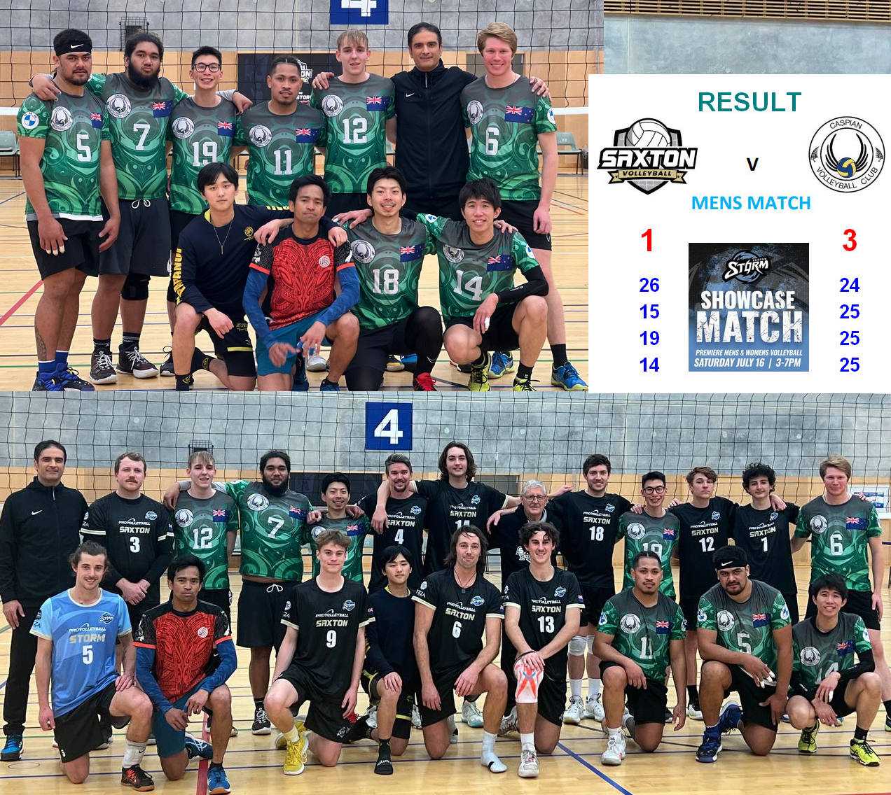 Caspian Volleyball Club - Showcase match (Nelson, 2022)