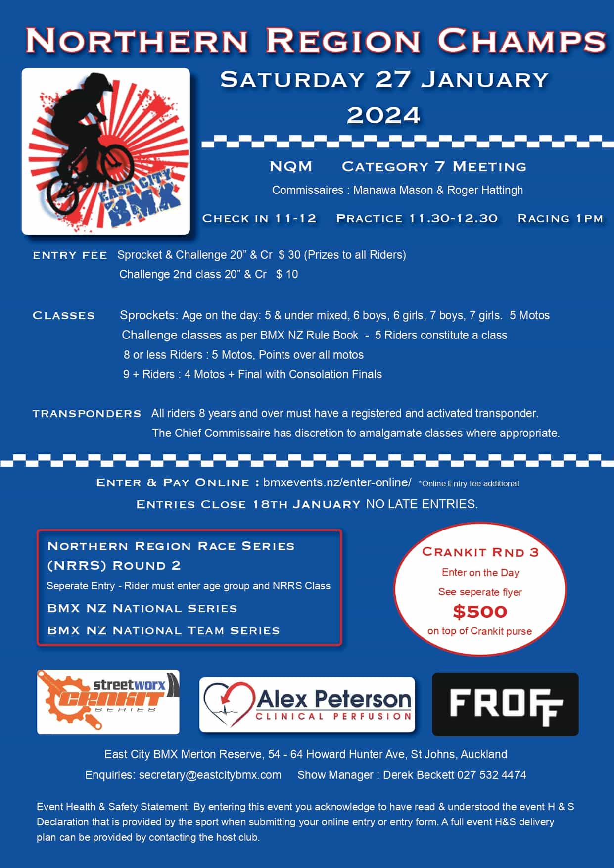 BMX New Zealand Event Flyers 20232024 Season