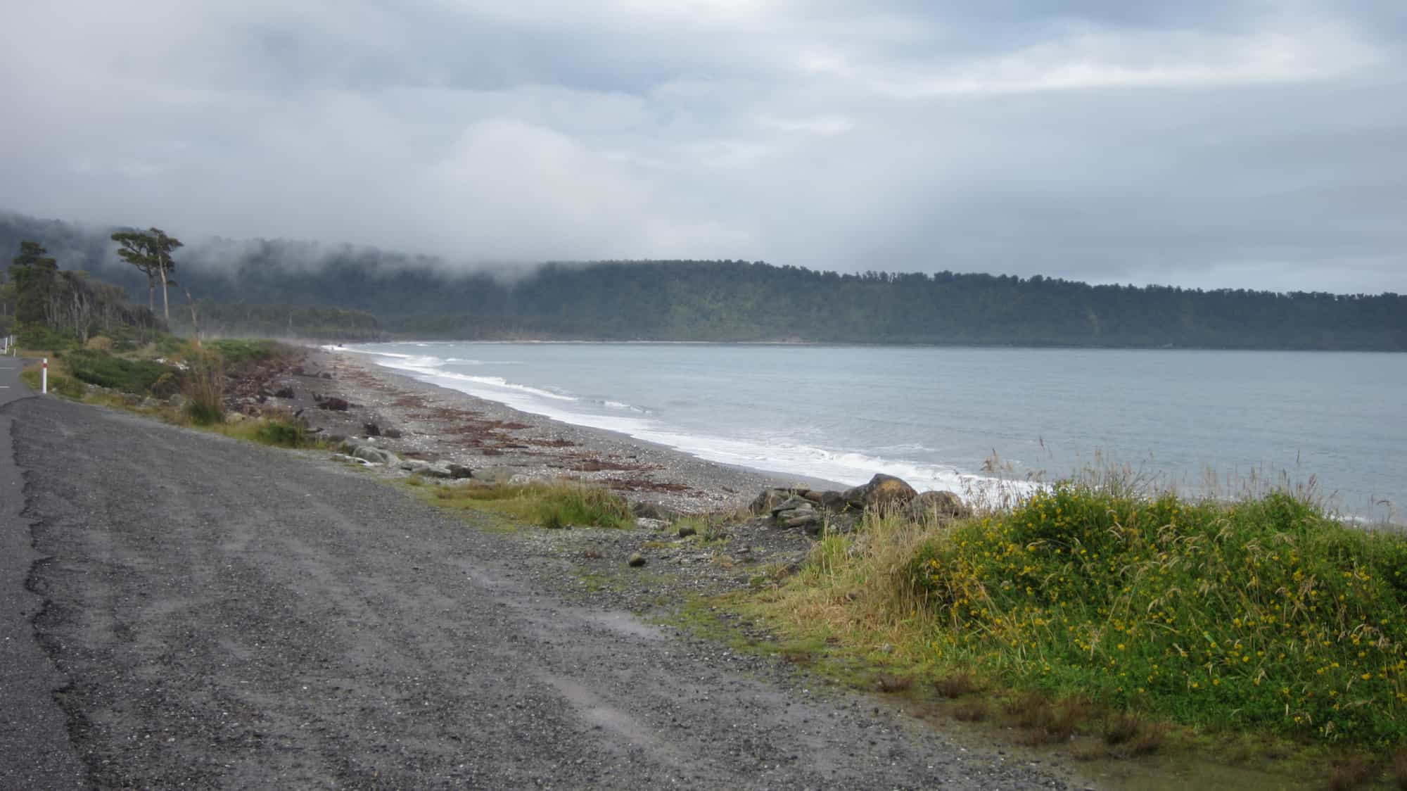 Hokitika to Bruce Bay return 400kms. March 18th.