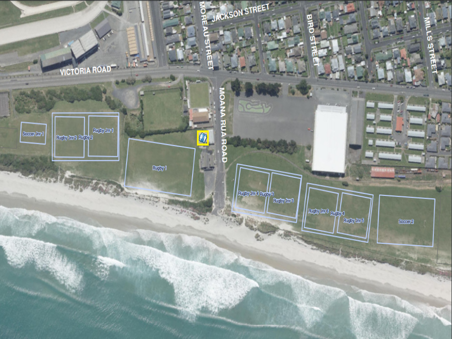 Dunedin Rugby Football Club (Inc) Location