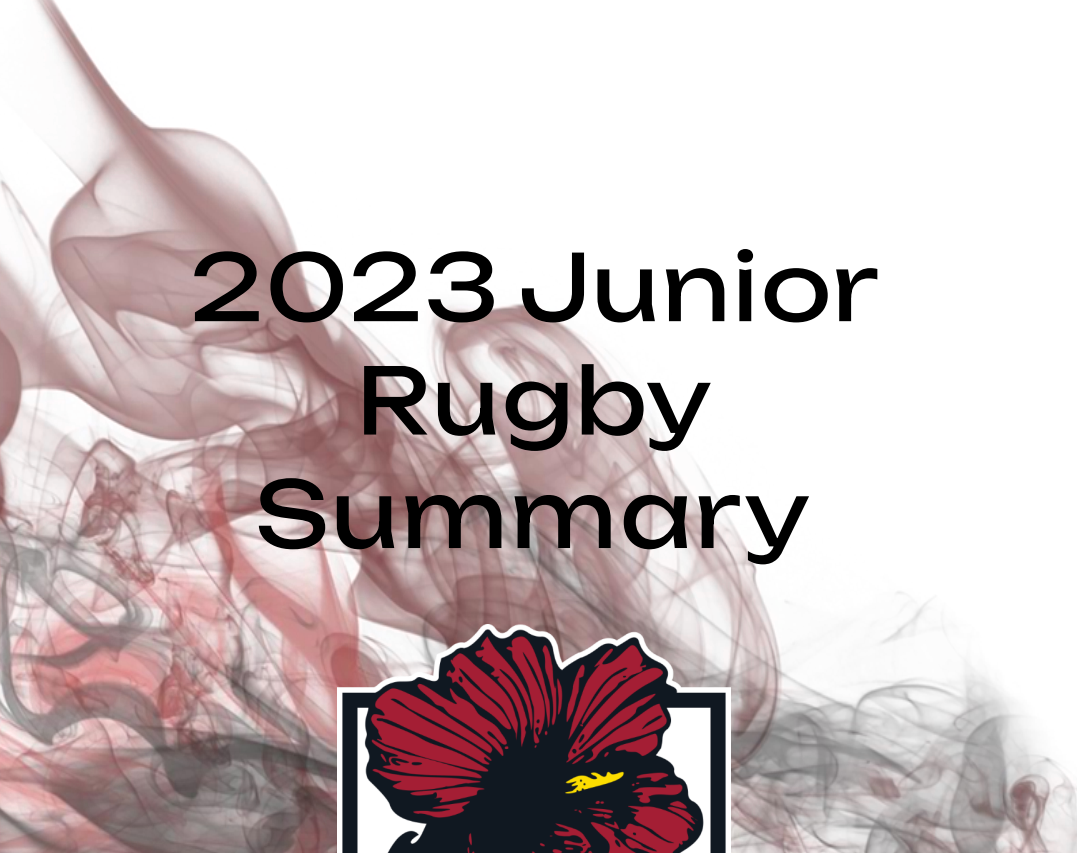 Take a look at our 2023 Junior Rugby Summary 