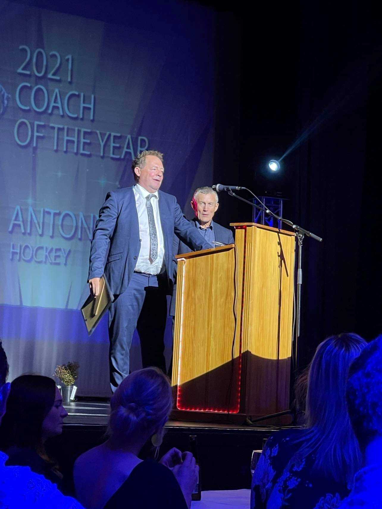 Coach of the year West Coast Sports Awards
