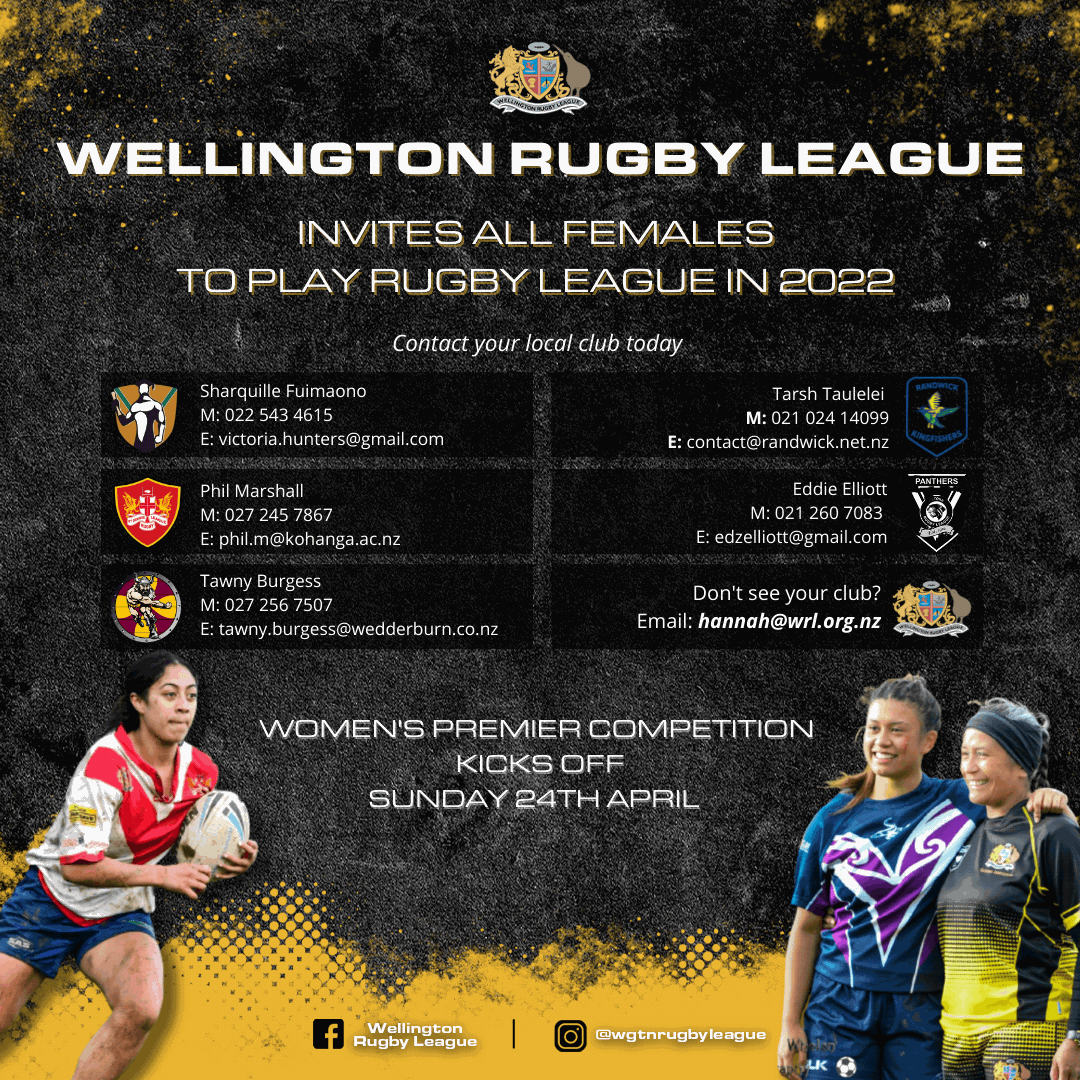 Wellington Rugby League Women