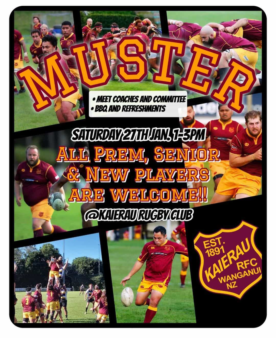 Whanganui Rugby Football Union - CLUB NOTICE BOARD