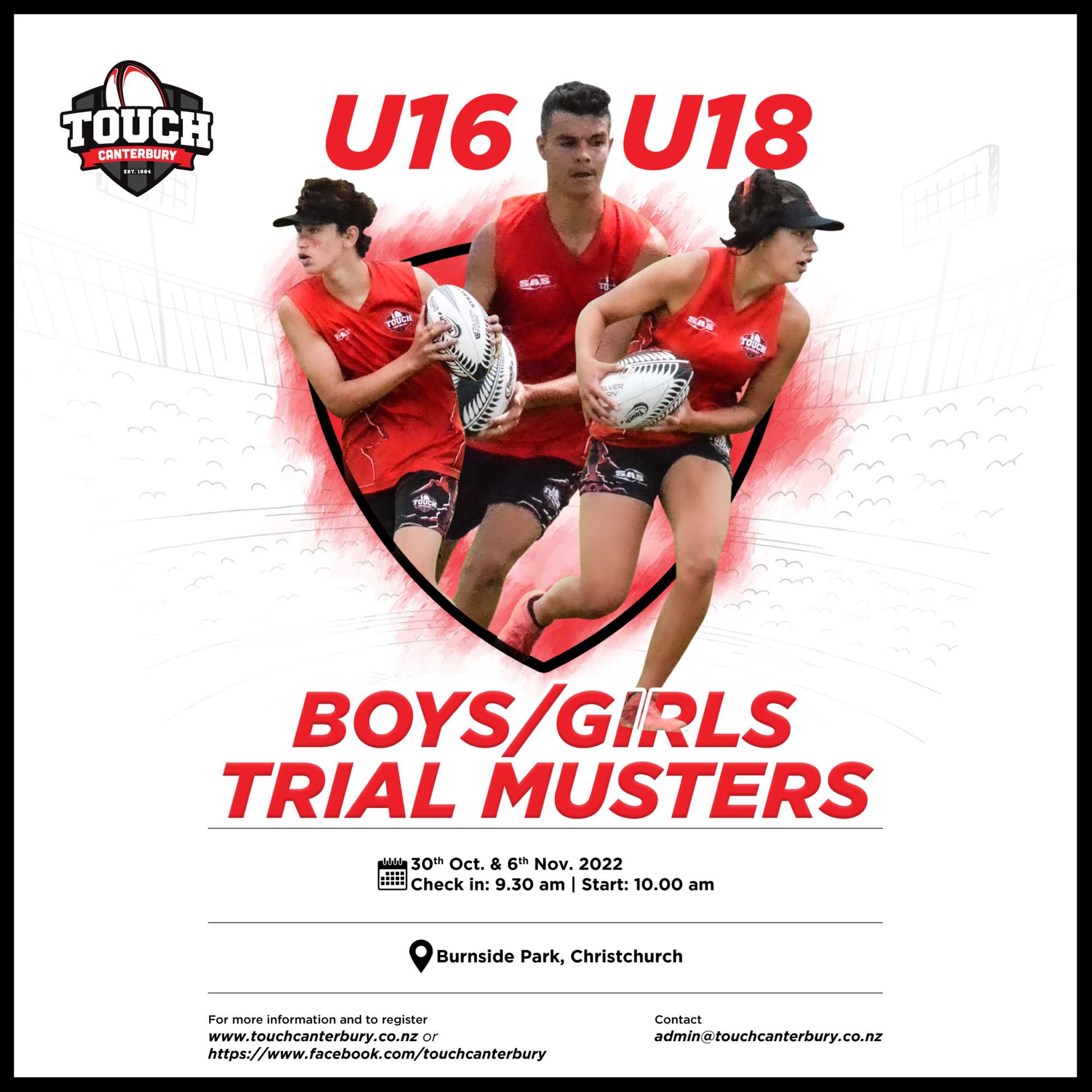 U16 & U18's Representative Musters