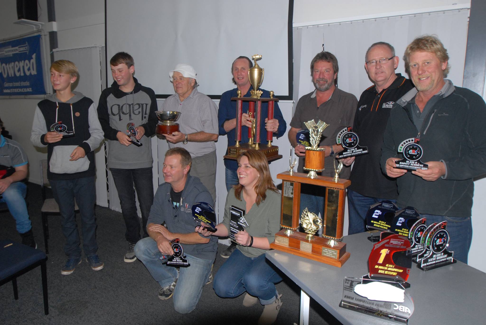 ABC Pipefitters Northern Rallysprint Series 2016 trophy winners