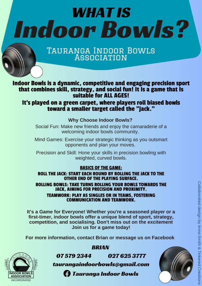 Tauranga Indoor Bowls Association Home