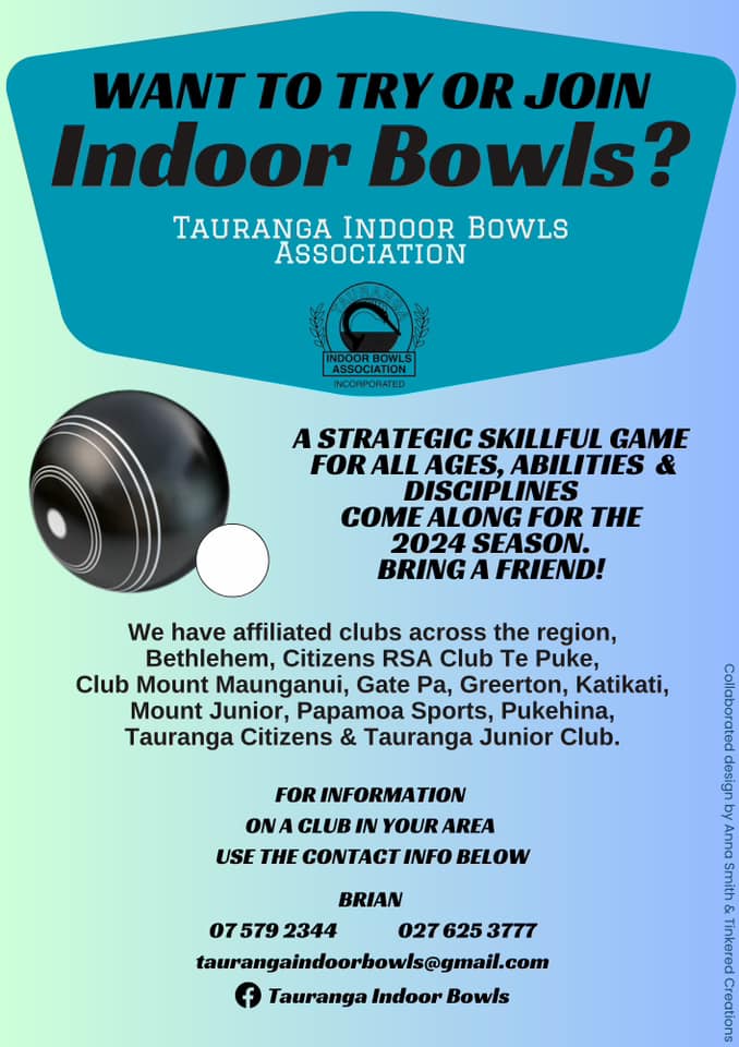 Tauranga Indoor Bowls Association Home